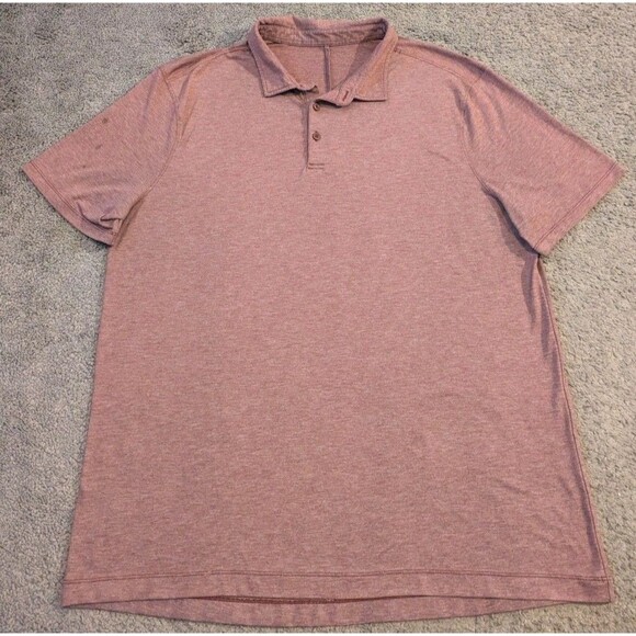 Lululemon Evolution Strtech Short Sleeve Polo Men's XL - Picture 2 of 7